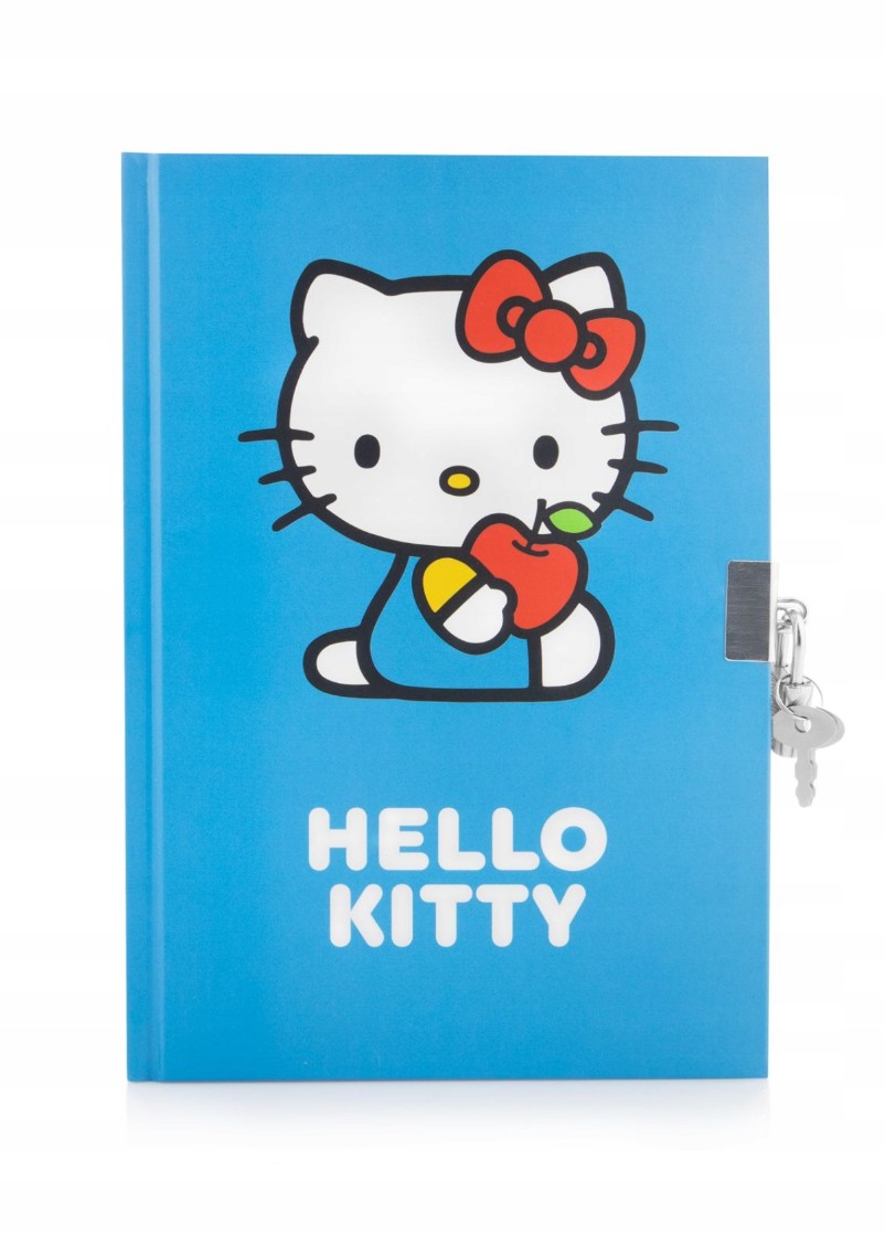 PYRAMID HELLO KITTY A5 PREM. LOCKABLE NOTEBOOK