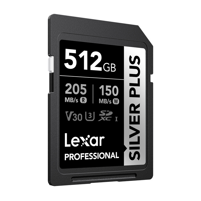 Lexar Professional SILVER PLUS SDXC 512GB memory card