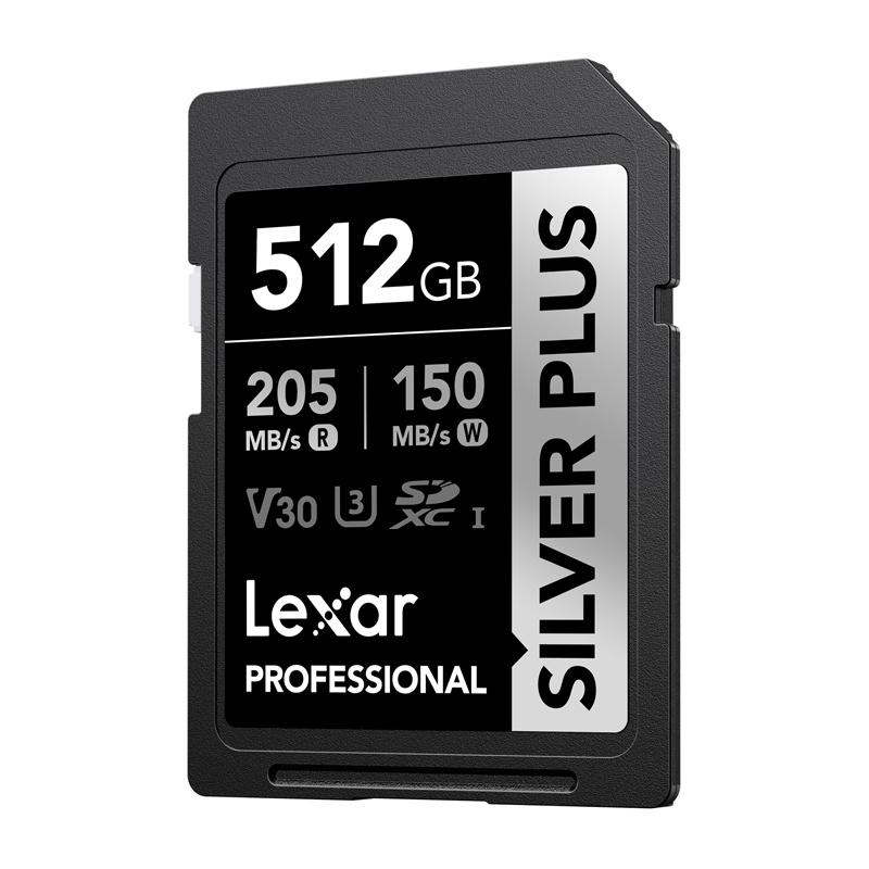 Lexar Professional SILVER PLUS SDXC 512GB memory card