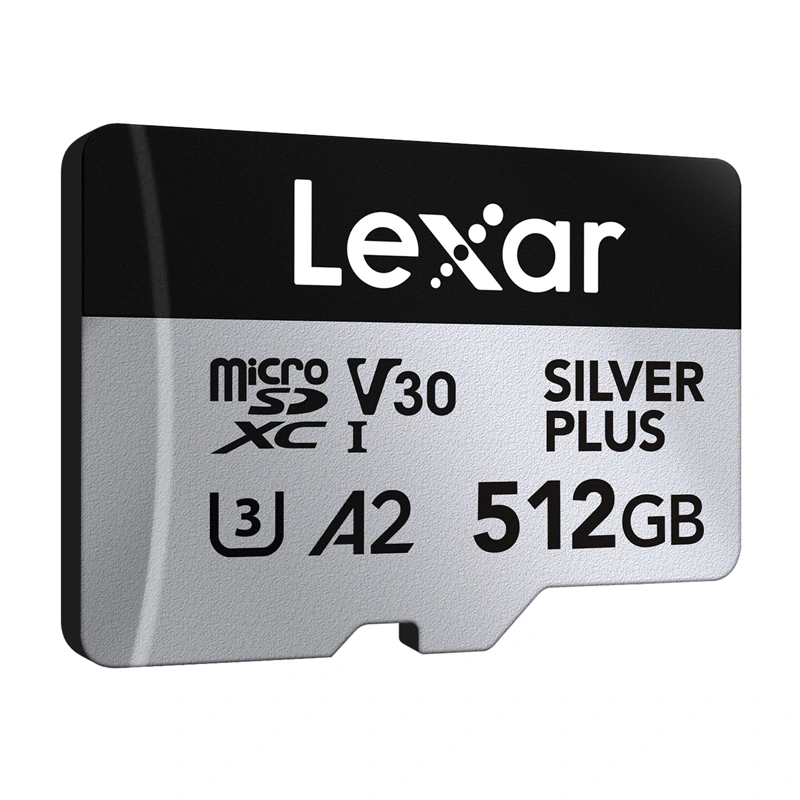 Karta pamięci Lexar High-Performance Silver Plus microSDXC 512GB + adapter