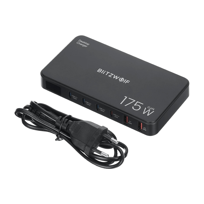 Blitzwolf BW-S30 6-in-1 Charging Station 4xUSB-C + 2xUSB 175W
