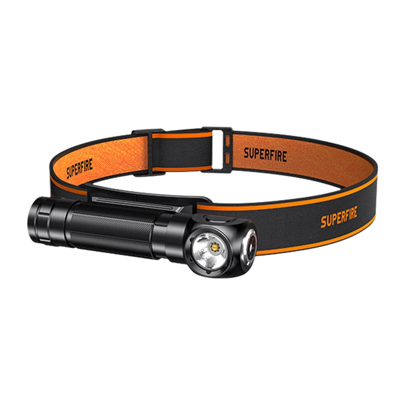 Superfire TH04-S,1000lmm USB-C headlamp flashlight