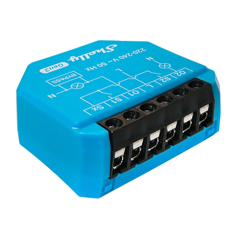 Shelly 2L Gen3 WiFi 2-channel non-neutral lighting controller