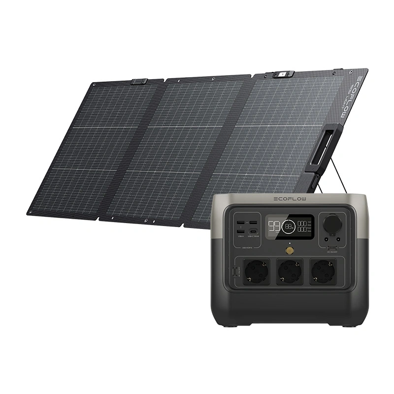 Bundle: EcoFlow River 2 Pro Power Station + 160W Solar Panel