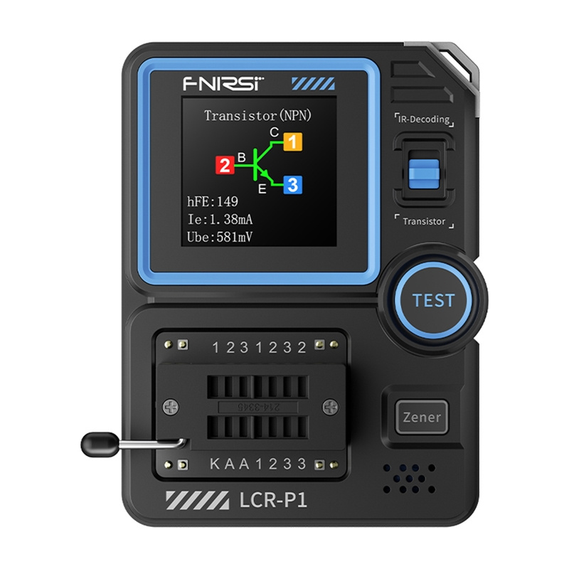 FNIRSI LCR-P1 multifunctional capacitor and transistor tester