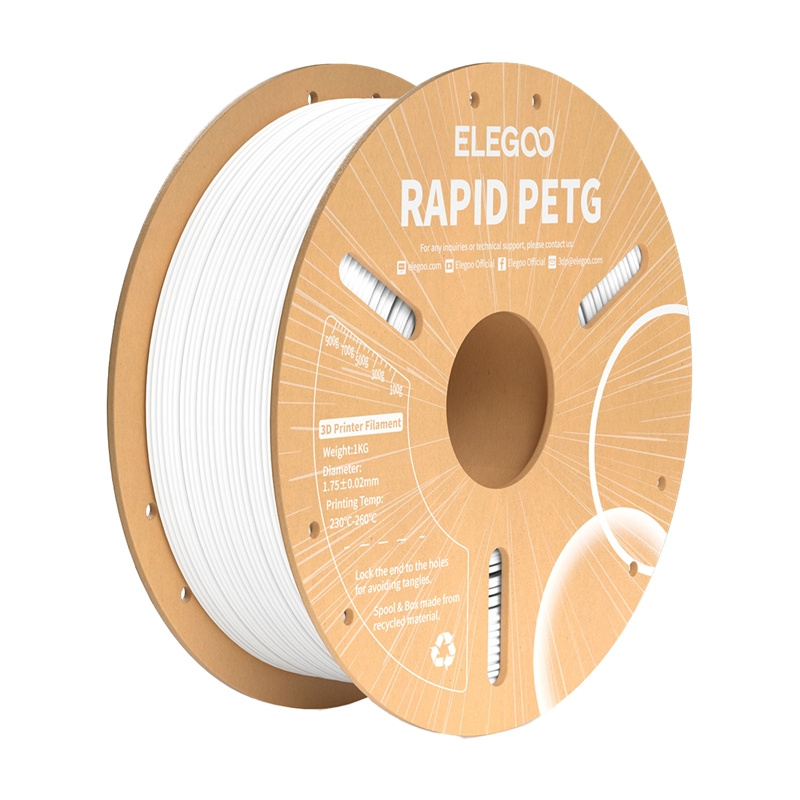 ELEGOO Rapid PETG Filament (White)
