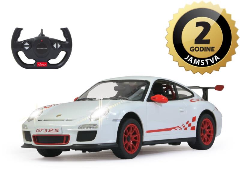 Jamara auto na daljinsko upravljanje Porsche GT3 RS, bijeli 1:14 - 18050079