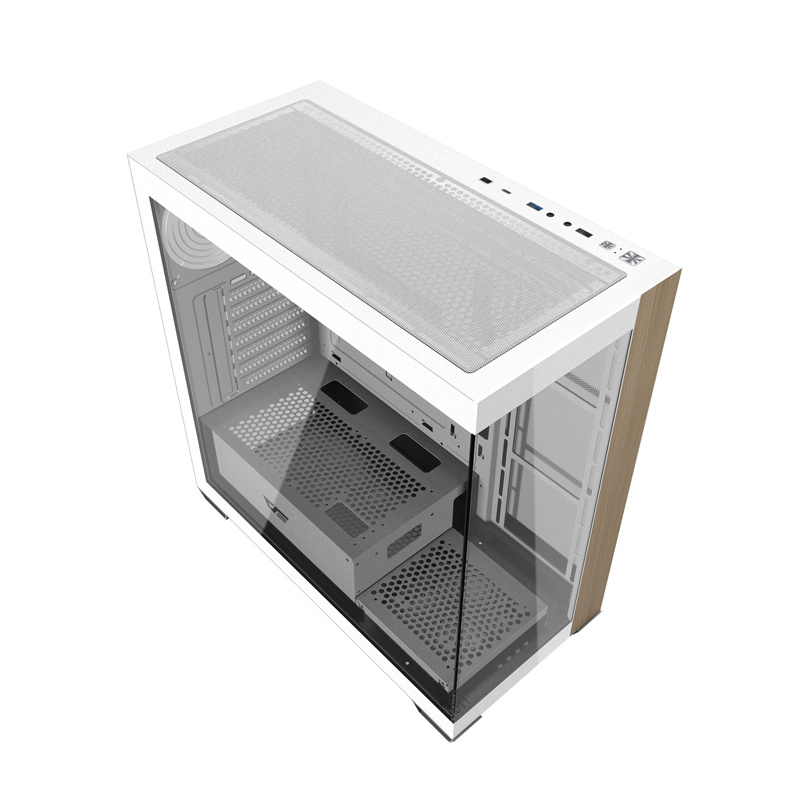 Darkflash DS900W computer case without fans (White)