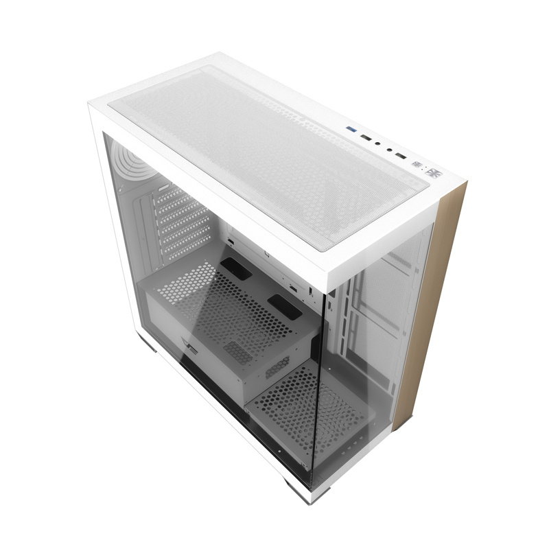 Darkflash DS900W computer case without fans (White)