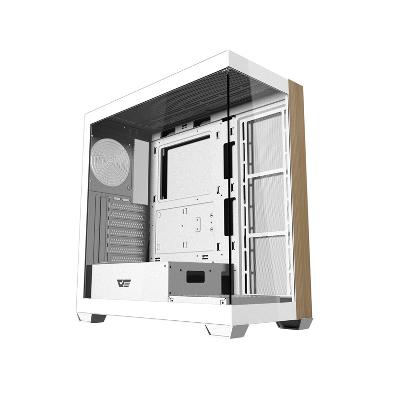 Darkflash DS900W computer case without fans (White)