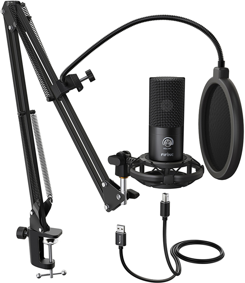 Fifine T669 studio microphone (black)