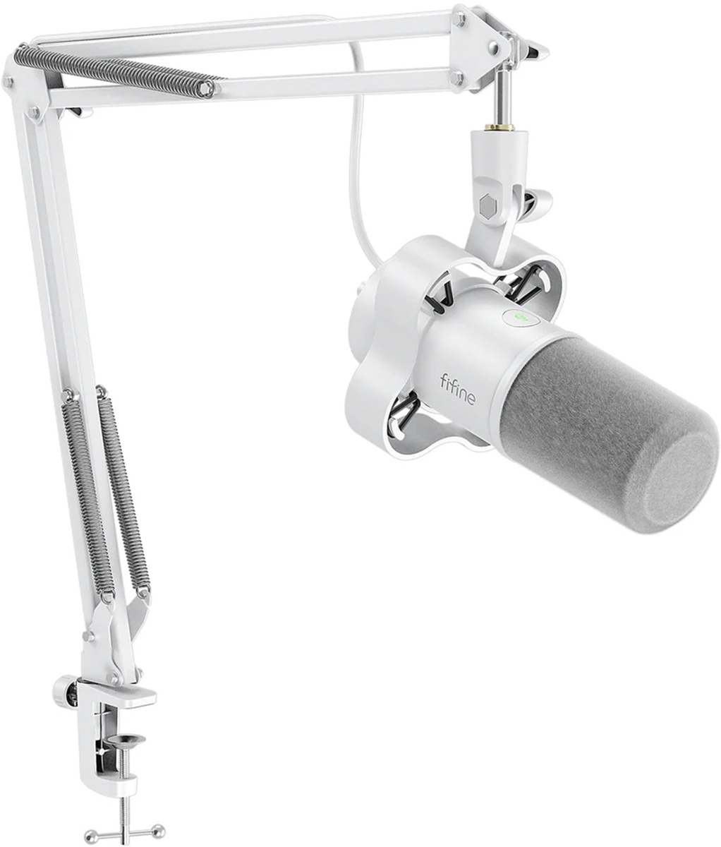 Fifine K688W dynamic microphone (white)