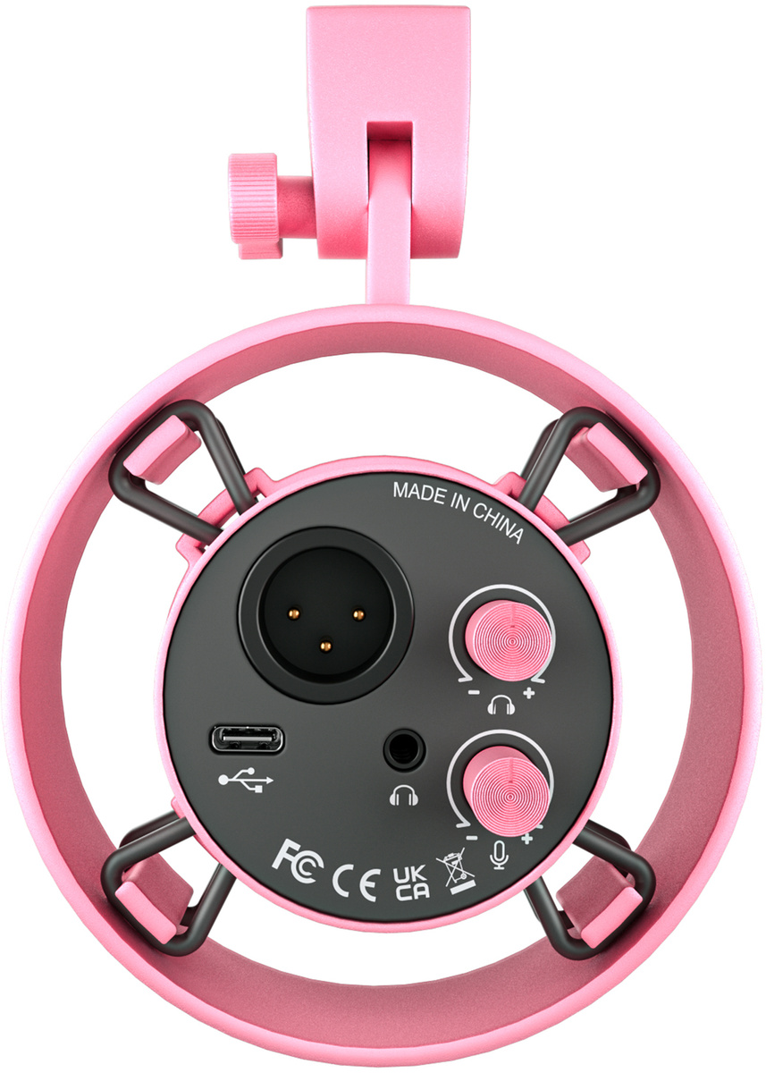 Fifine K688P dynamic microphone (pink)