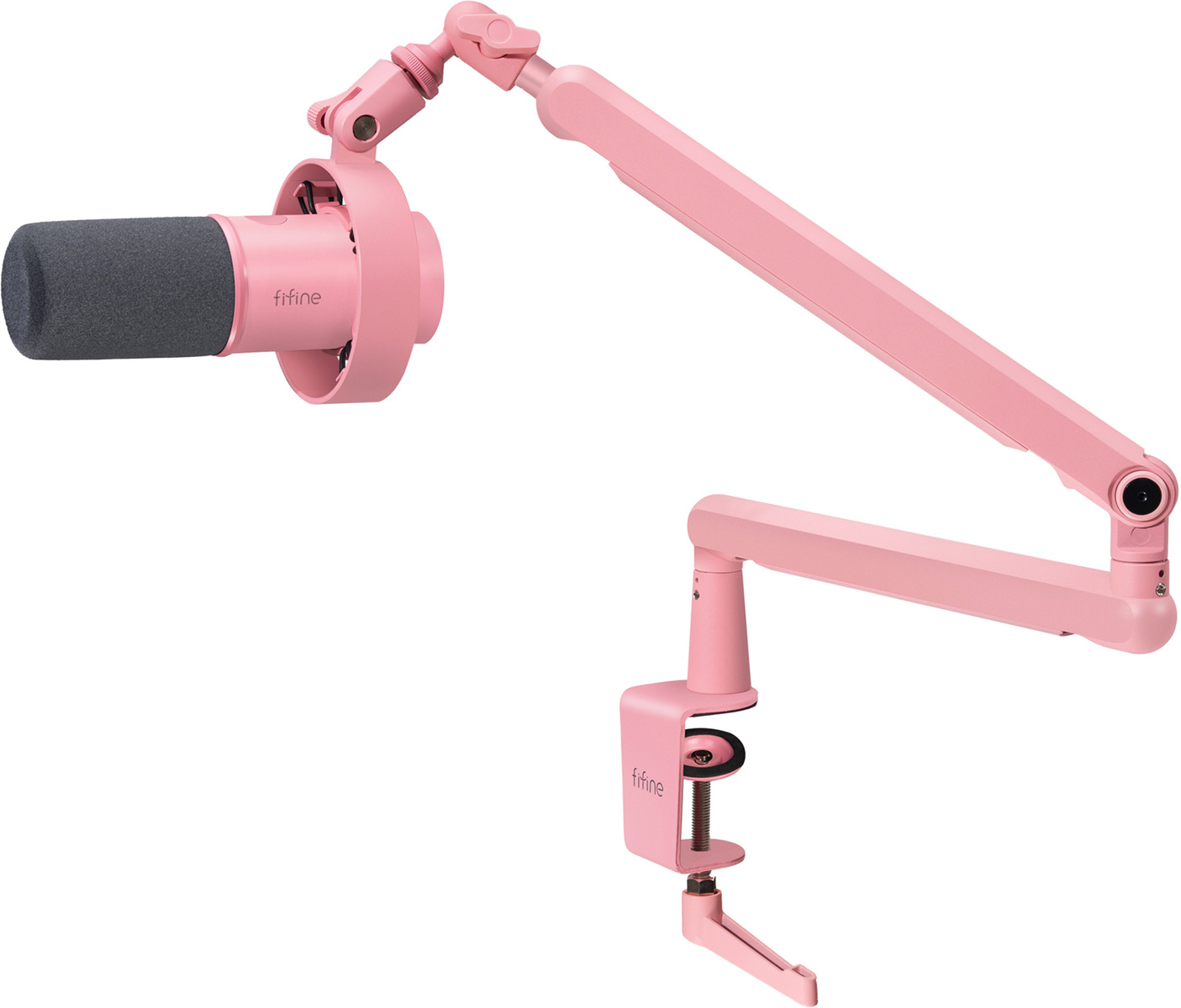 Fifine T688P dynamic microphone (pink)