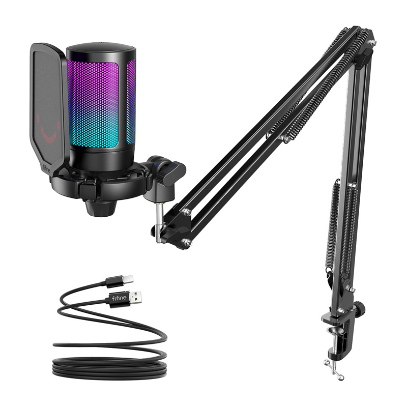 Fifine A6T tripod gaming microphone (black)