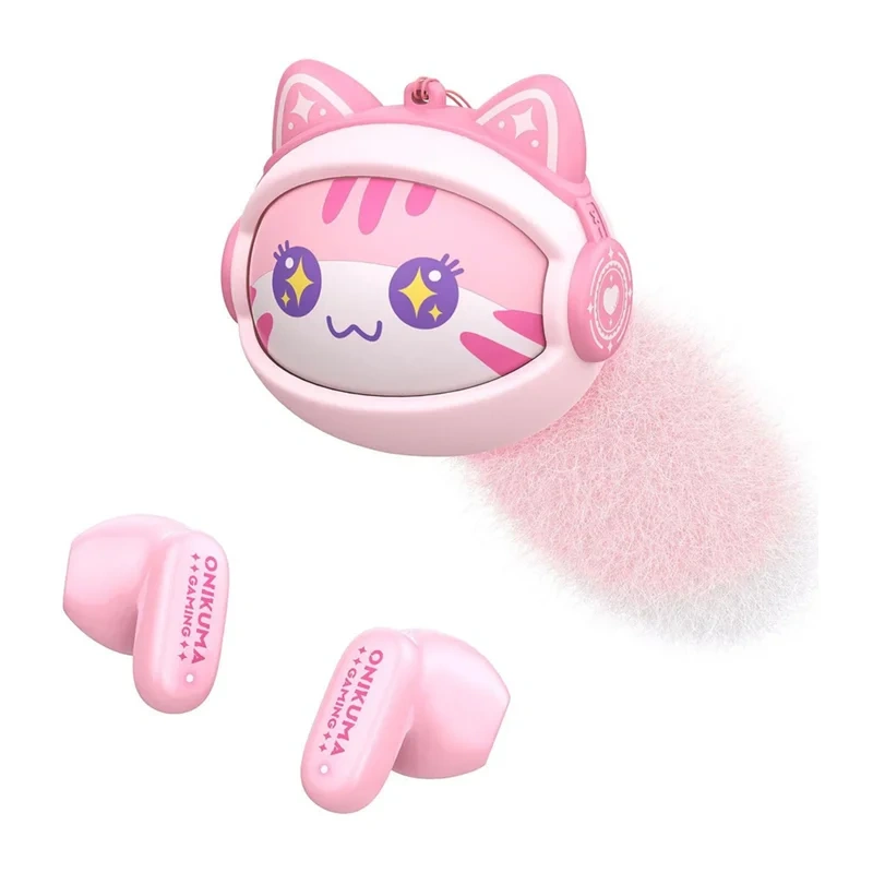 TWS ONIUKMA TX603 headphones (pink)