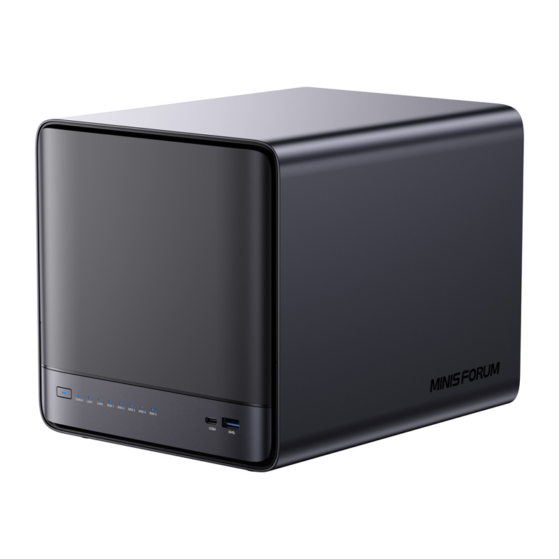 MINI-PC Minis Forum NAS N5 Pro AMD Ryzen AI 9 HX Pro 370, 32GB+128GB O