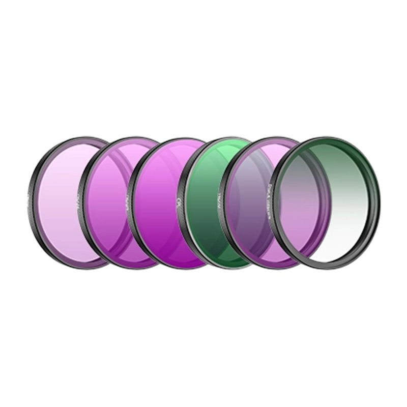 Filter set for DJI Action 6 (CPL/ND8/16/32/64/Black Mist 1/4)