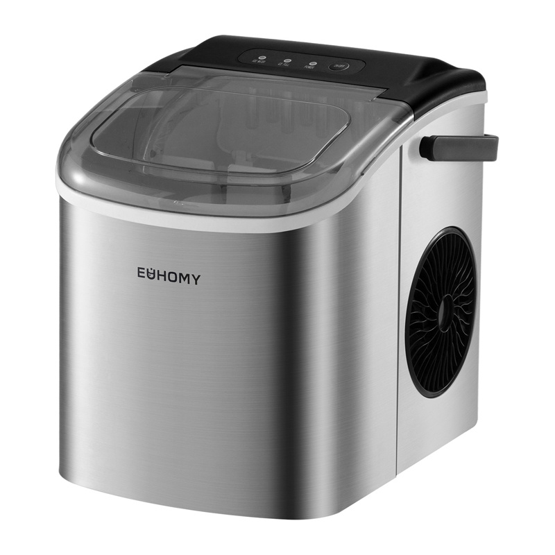 Euhomy IM001 ice cube maker, 1.2 l, 12 kg (silver)