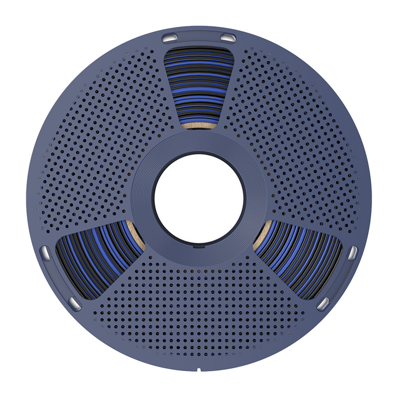 Sunlu PLA+ Silk Dual Color Filament (Black and Blue)