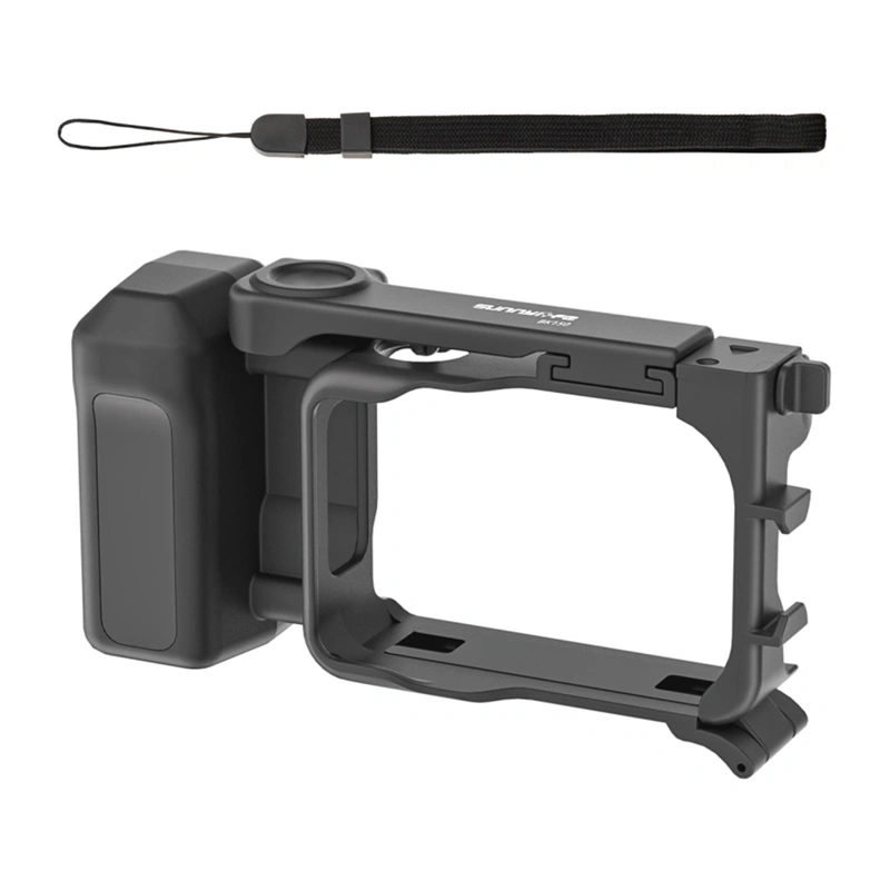 Sunnylife Vlogging Kit for Insta360 GO Ultra - Lanyard – Cold Shoe (Black).