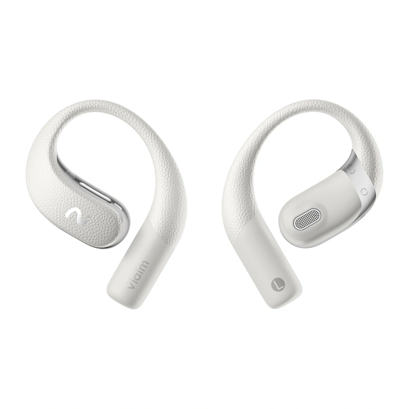 VIAIM Open Note AI Earbuds with Voice Recorder (Gray)