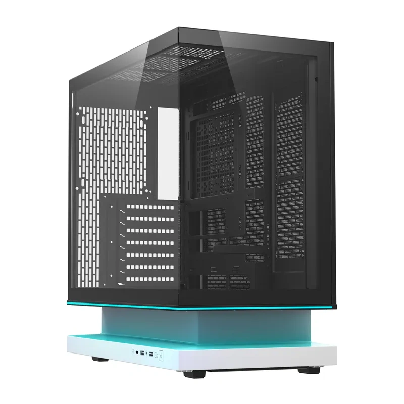 DarkFlash F1 ATX Computer Case + 6 Fans (White)