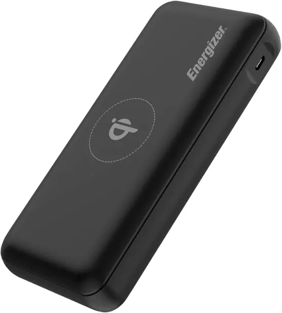 Energizer 20000 mAh 20W QE20009PQ black (PD) + QI induction power bank