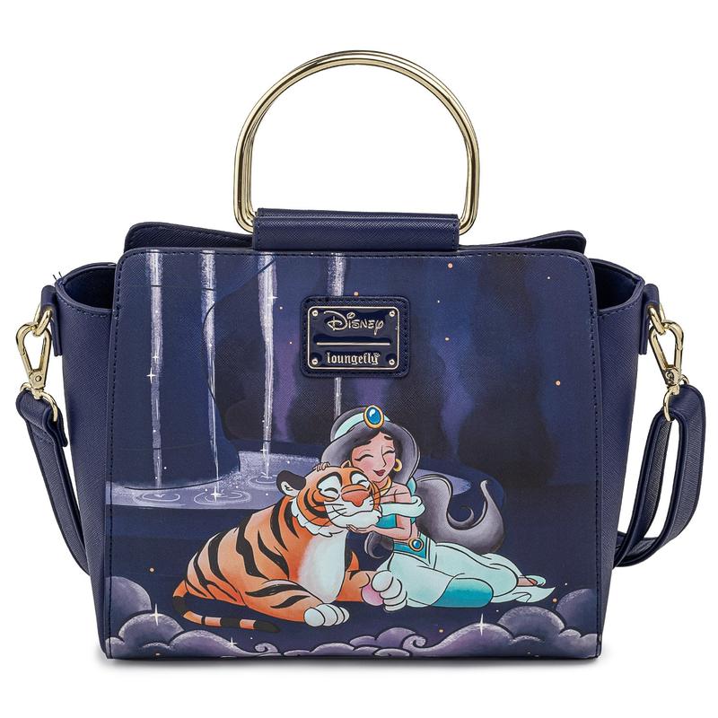 LOUNGEFLY DISNEY JASMINE CASTLE CROSSBODY BAG