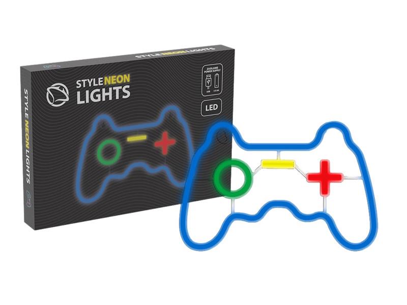 MANTA LED svjetleća oznaka GAMEPAD, 26x17x2cm, multicolor SNL55MT - 16010319