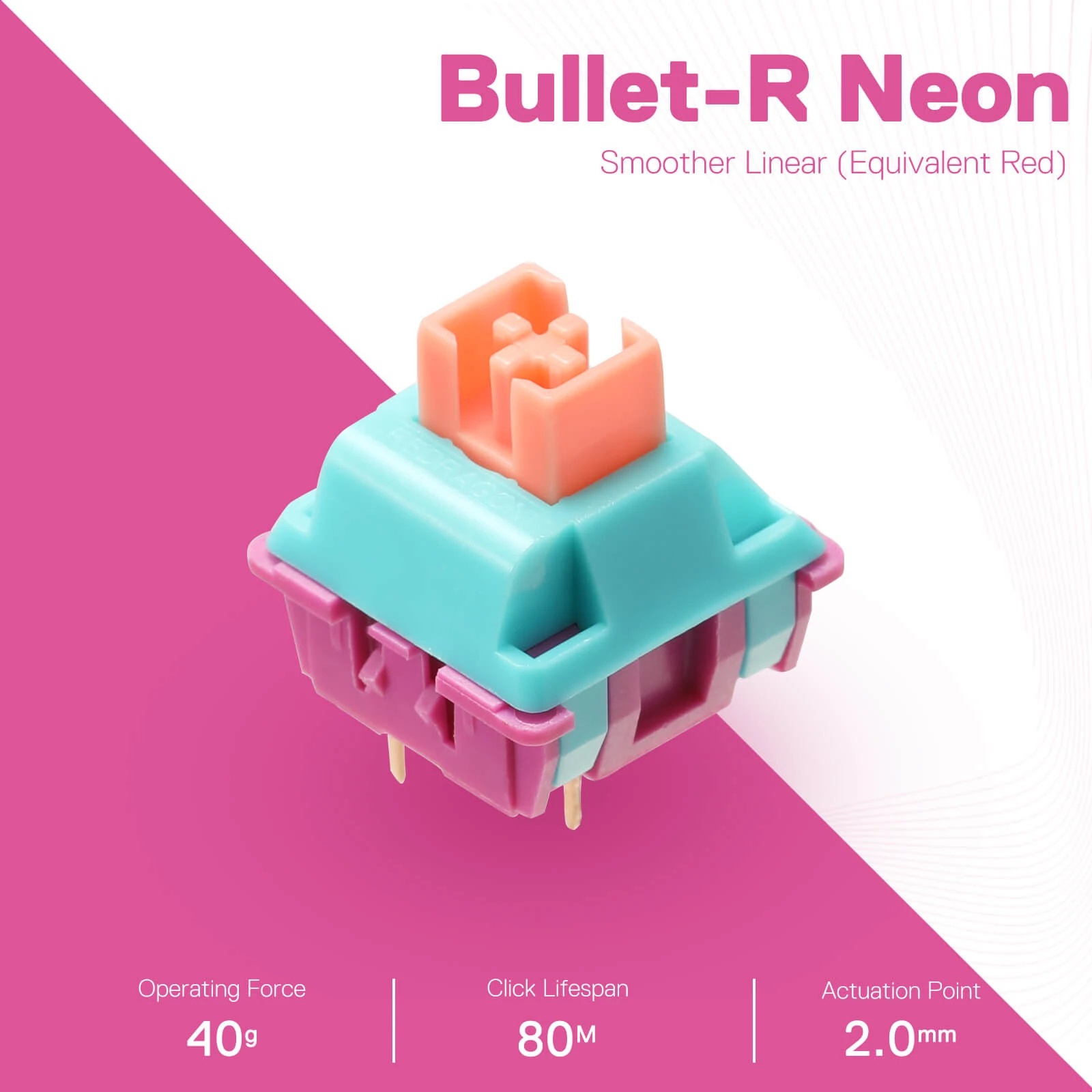 REDRAGON A-113 BULLET-R KEYBOARD SWITCH 24pcs