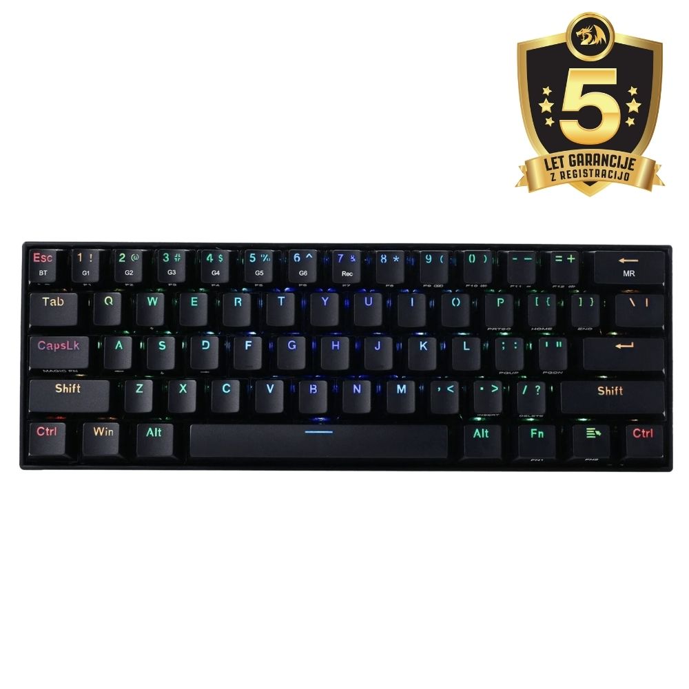 KEYBOARD - REDRAGON DRACONIC K530RGB PRO BT/WIRED MECHANICAL BROWN SWITCH