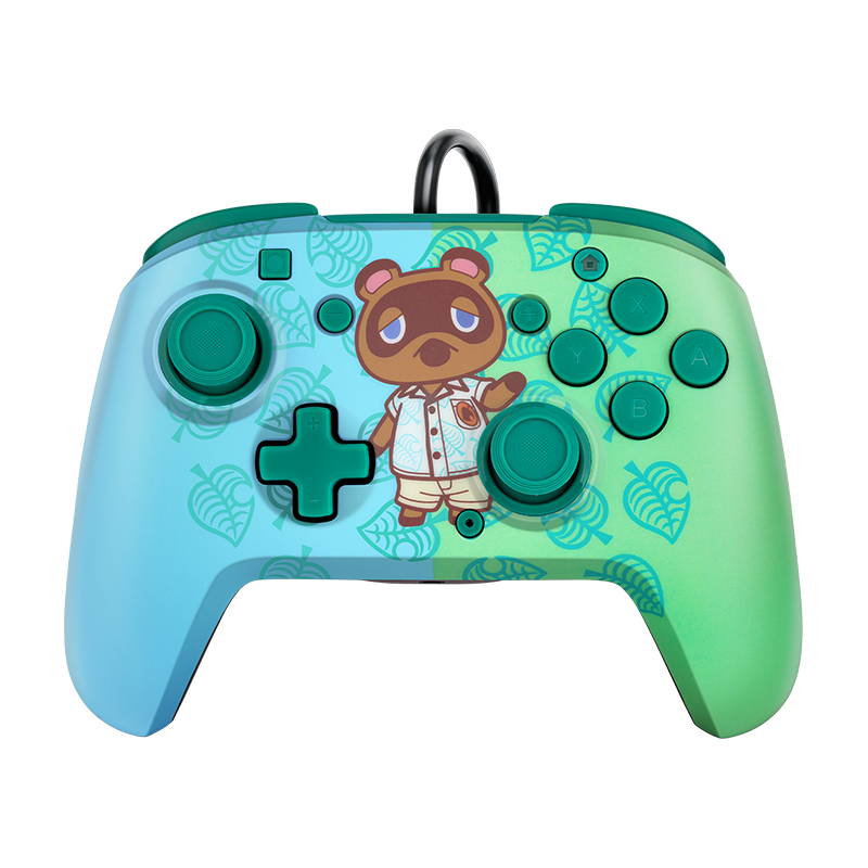 PDP NINTENDO SWITCH FACEOFF DELUXE CONTROLLER + AUDIO - ANIMAL CROSSING