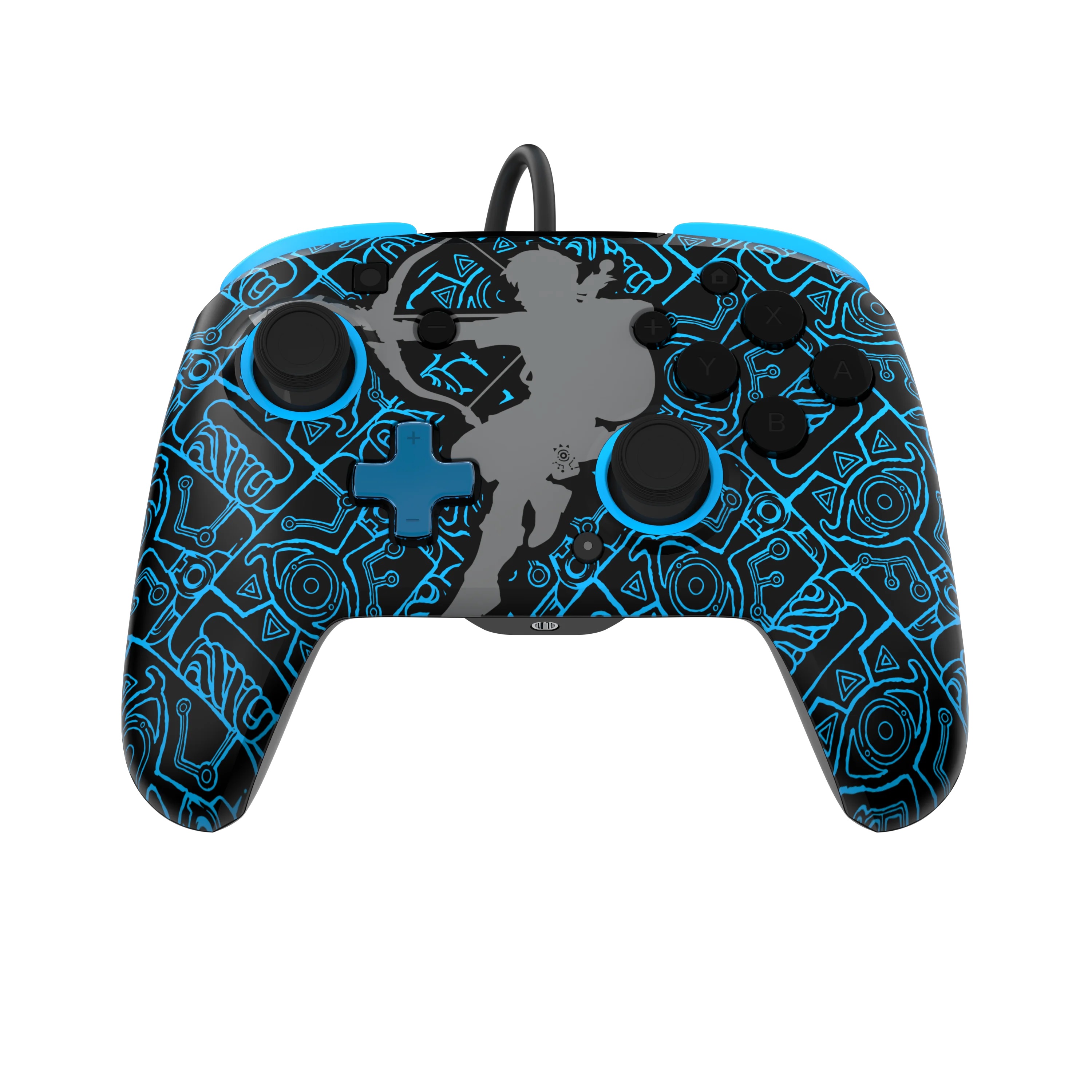 PDP SWITCH 2 & 1 REMATCH WIRED CONTROLLER – LINK GLOW IN THE DARK