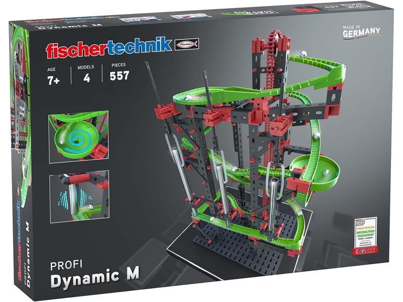 Fischertechnik slagalica STEM, 557 dijelova, 7+, staza za kuglice Dynamic M - 18050134