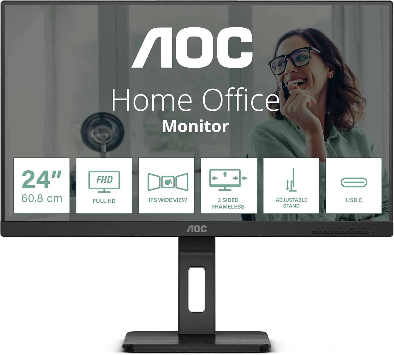 Monitor AOC 24P3CV 60,96 cm (24") FHD 4 ms