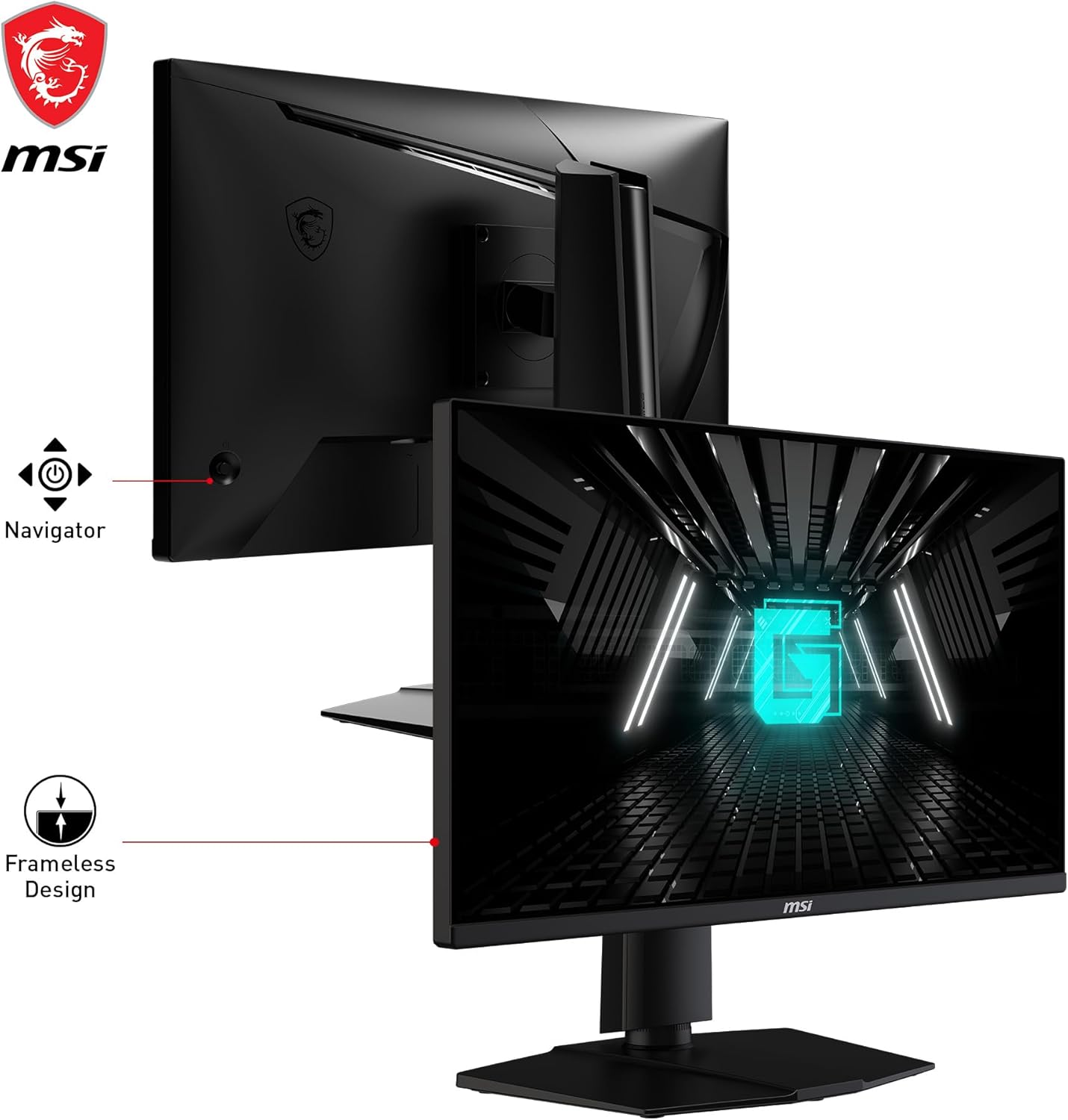 Monitor MSI G255PF E2 60,96 cm (24") FHD 1 ms