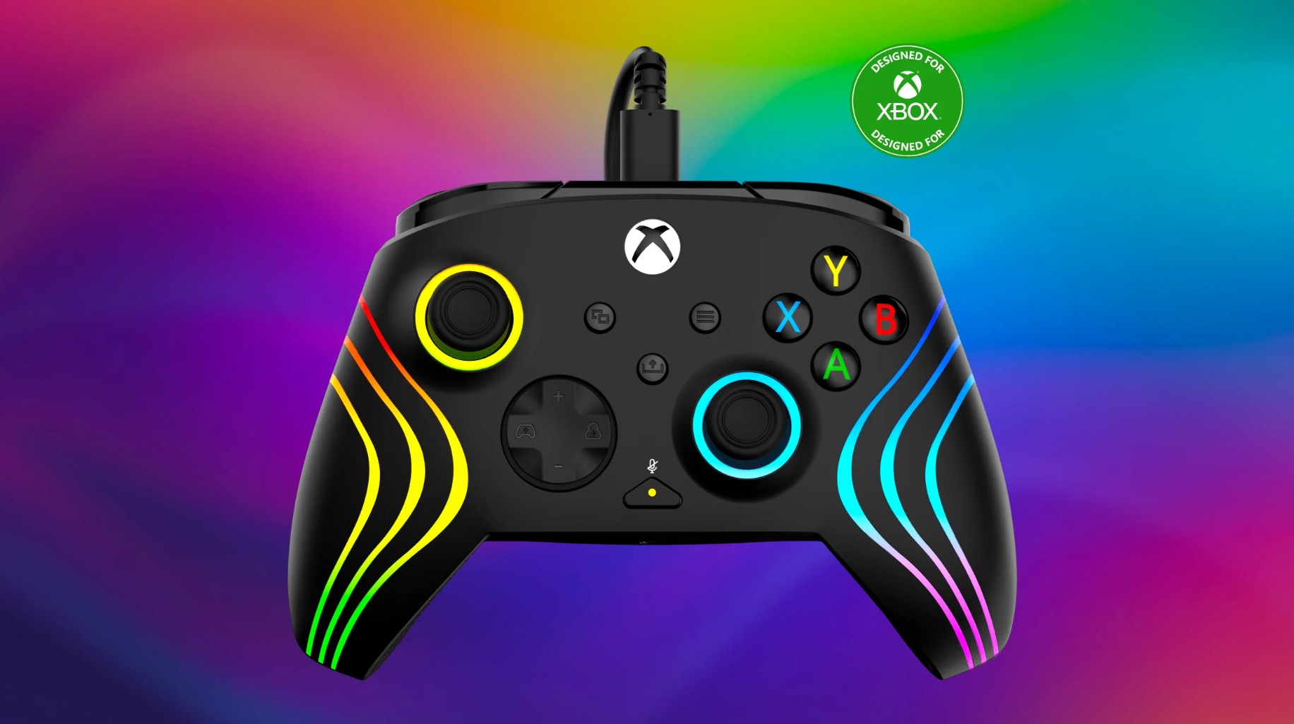 TURTLE BEACH XBOX WIRED CONTROLLER AFTERGLOW WAVE BLACK
