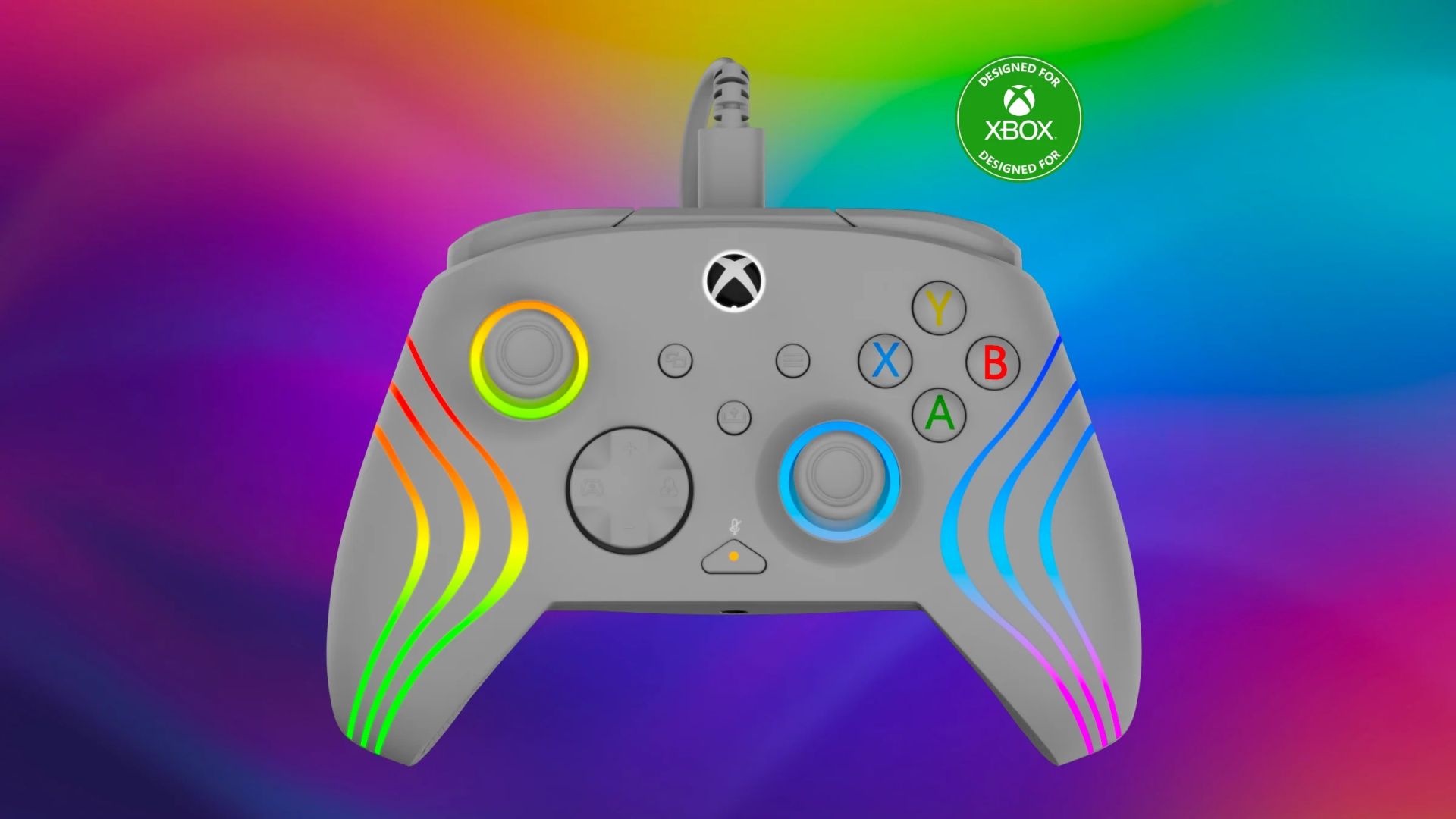 TURTLE BEACH XBOX WIRED CONTROLLER AFTERGLOW WAVE GREY