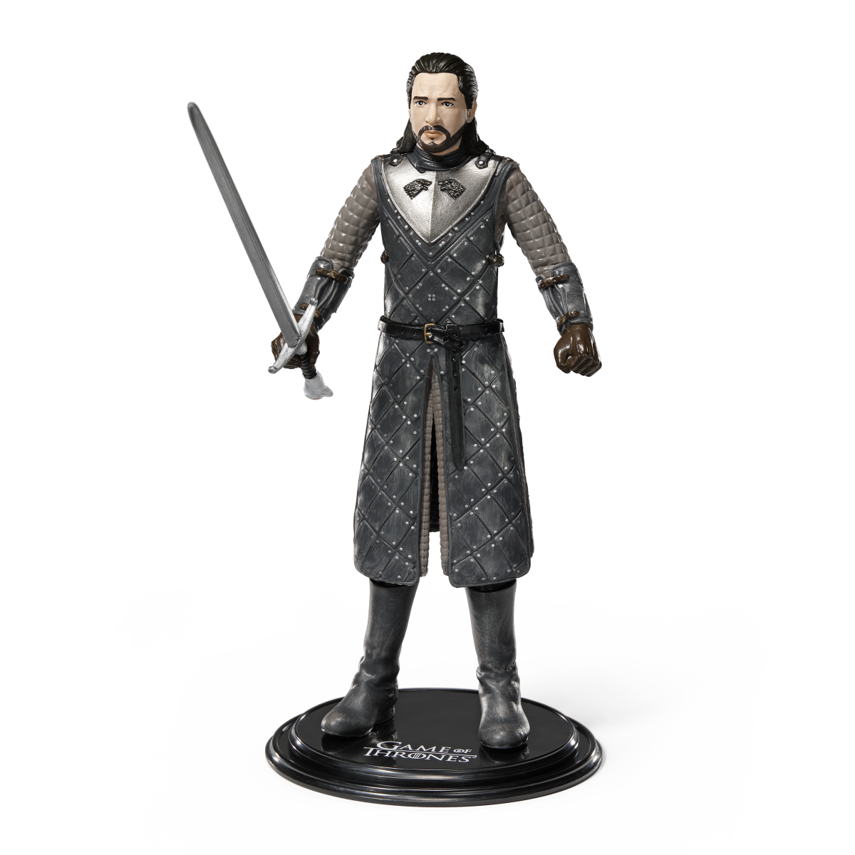 NOBLE COLLECTION Bendyfig Game of Thrones Jon Snow Figurine
