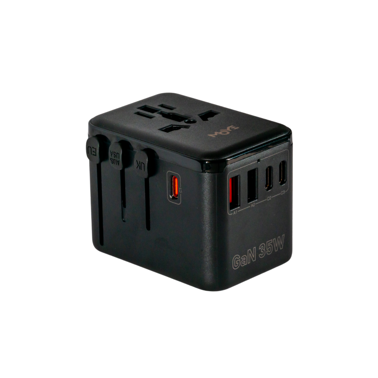 MOYE NOMAD GO UNIVERSAL TRAVEL ADAPTER