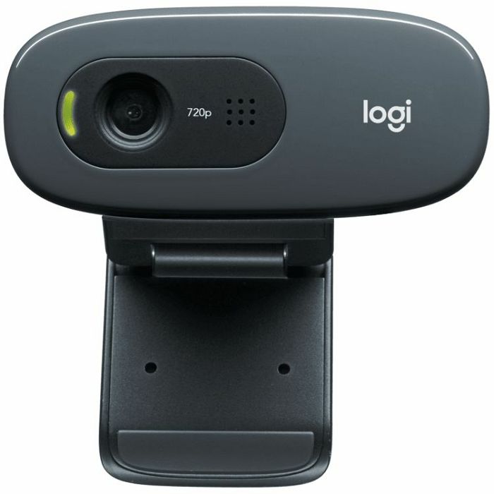 LOGITECH C270 HD Webcam - BLACK - USB