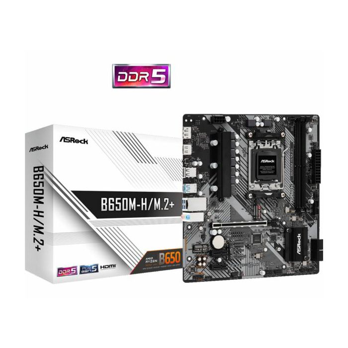 Asrock B650M-H/M.2+, DDR5, S.AM5