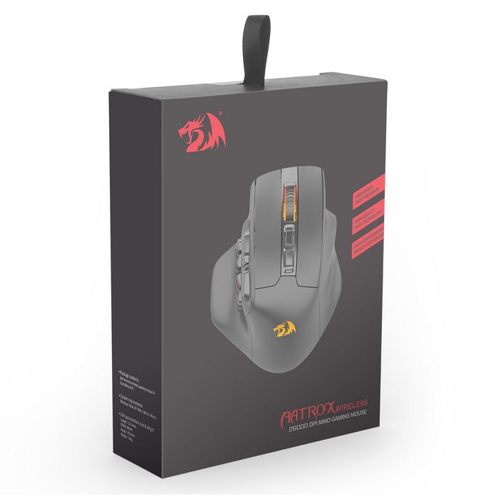 MOUSE - REDRAGON AATROX PRO M811-RGB WIRELESS - 6950376715340