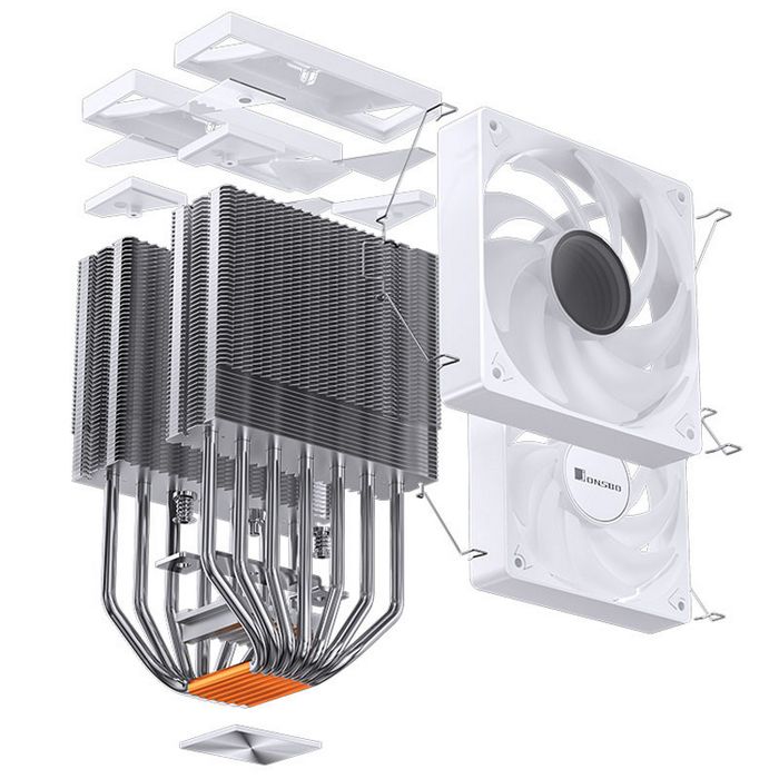 Jonsbo CR-3000 CPU cooler, ARGB - white CR-3000 ARGB WHITE
