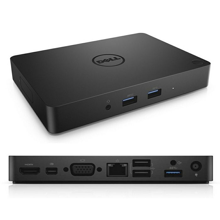 Dell Dock WD15 USB-C; + 130W adaptér;3xUSB 3.0, 2xUSB 2.0, VGA, HDMI, miniDisplayPort, RJ45 - Premium Obnovljeno