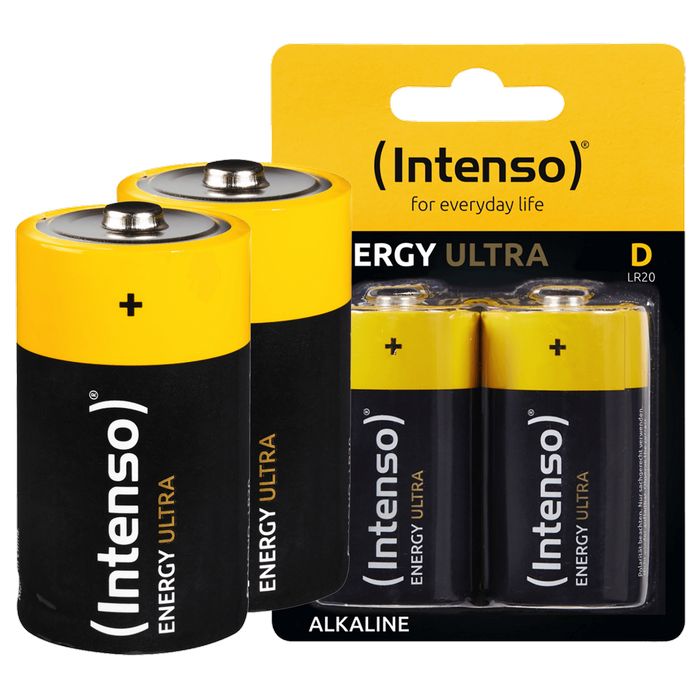 (Intenso) Baterija alkalna, LR20 / D, 1,5 V, blister 2 kom