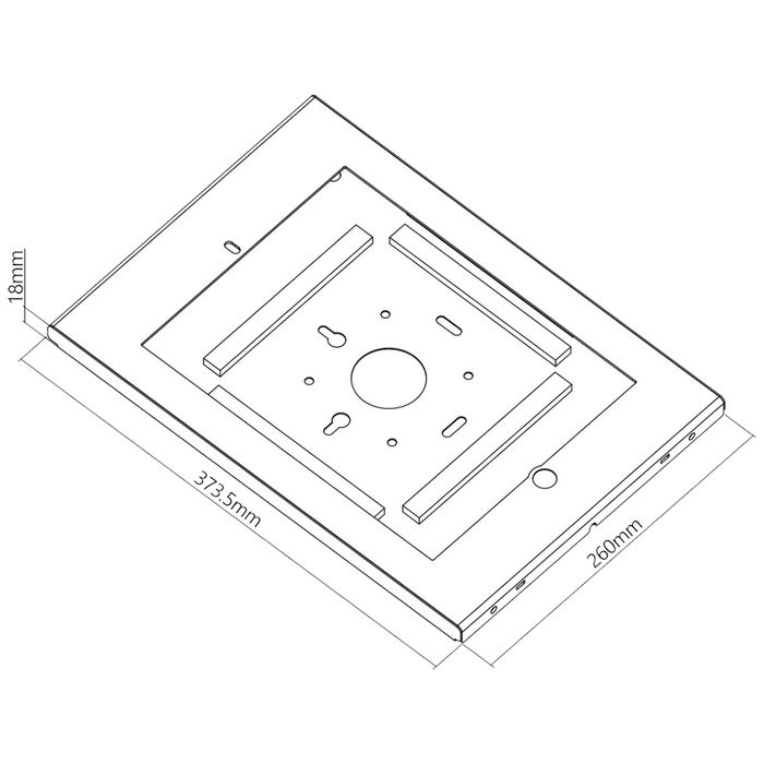 Maclean Zidni nosač za iPAD Pro, do 12.9" - MC-907W