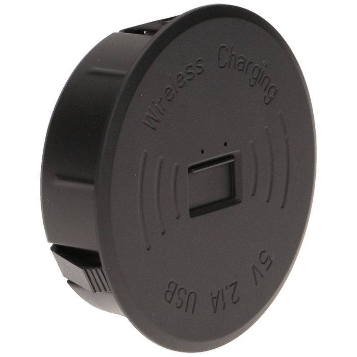 Orno Bežični punjač sa USB utorom, ugradbena - OR-AE-1367/B
