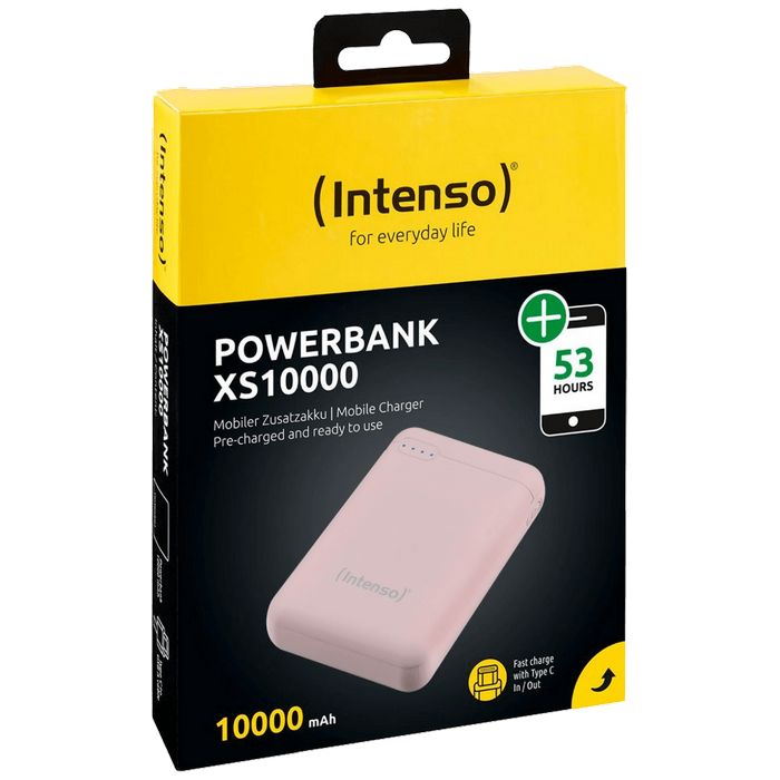 (Intenso) Prijenosni punjač za mobitele i tablete 10000mAh - POWERBANK XS10000 Rose